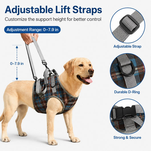 Komavic Dog Mobility Harness Front or Rear Lift Support