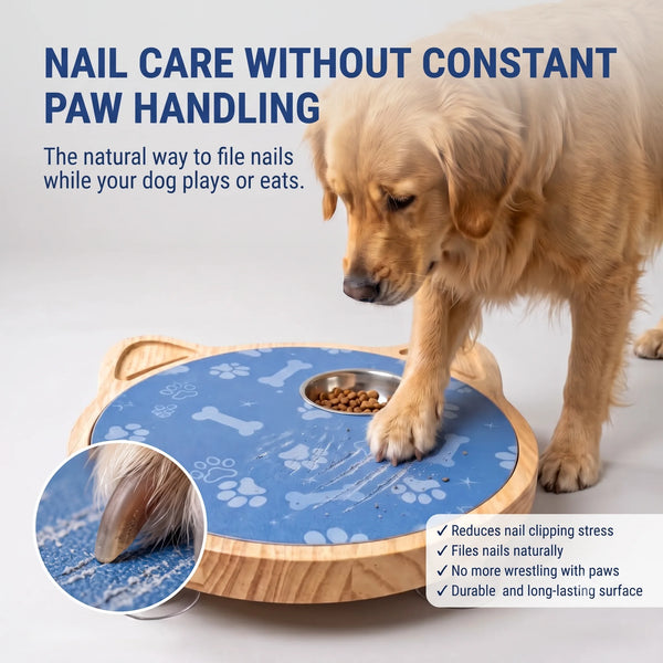 Komavic Dog Nail Scratch Board with Treat Puzzle