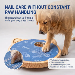 Komavic Dog Nail Scratch Board with Treat Puzzle