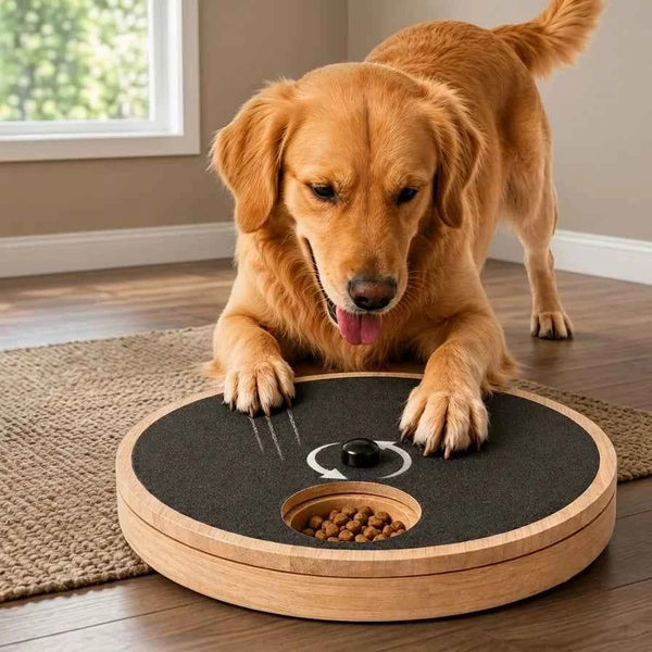Komavic Interactive Dog Nail Scratch Board with Treat Box