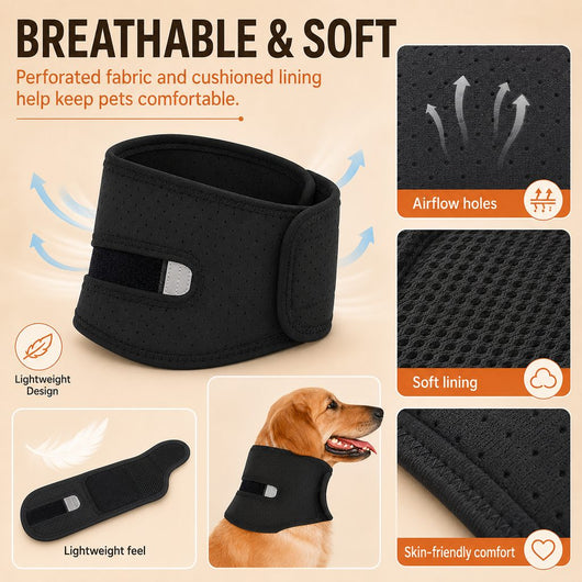 Komavic Dog Neck Brace Adjustable Recovery Support