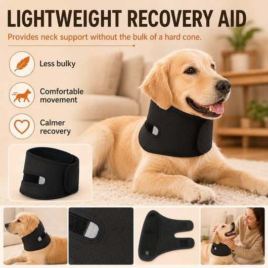 Komavic Dog Neck Brace Adjustable Recovery Support