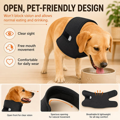 Komavic Dog Neck Brace Adjustable Recovery Support