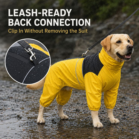 Komavic Full-Body Waterproof Dog Rain Suit