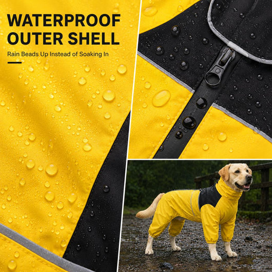Komavic Full-Body Waterproof Dog Rain Suit