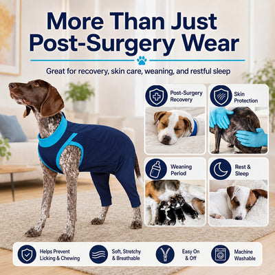Komavic Dog Recovery Suit Rear Leg & Belly Protection