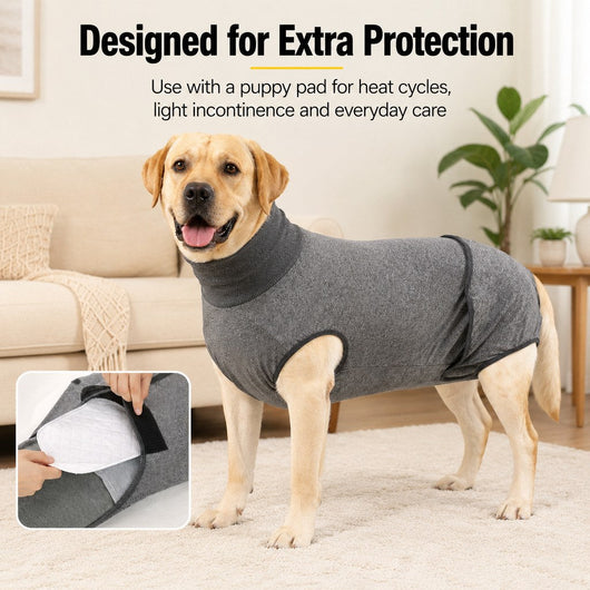 Komavic Dog Recovery Suit with Pad Layer