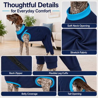 Komavic Dog Recovery Suit Rear Leg & Belly Protection