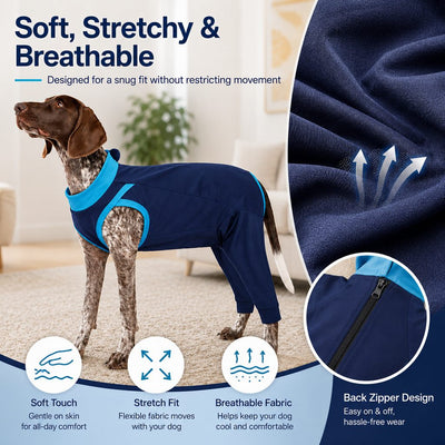 Komavic Dog Recovery Suit Rear Leg & Belly Protection