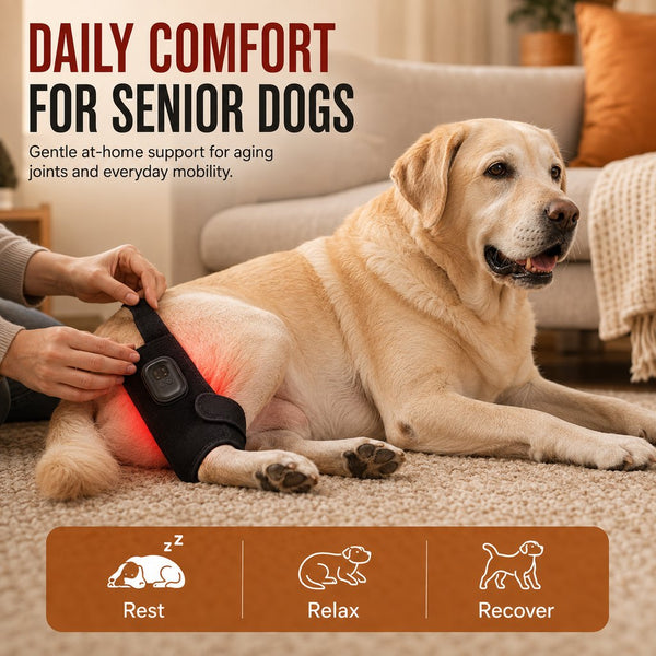 Komavic Red Light Joint Wrap for Dogs