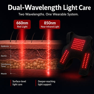 Komavic Wearable Dog Red Light Wrap for Hip & Leg Care