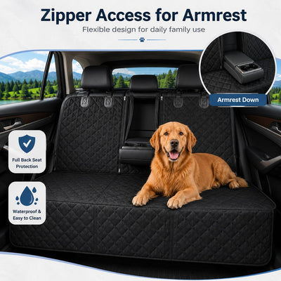 Komavic Waterproof Dog Car Back Seat Cover