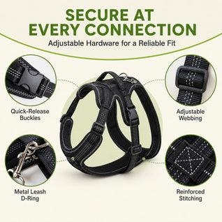 Komavic Dual Rear Leg Dog Support Brace with Harness
