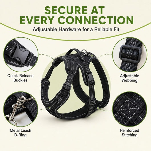 Komavic Dual Rear Leg Dog Support Brace with Harness