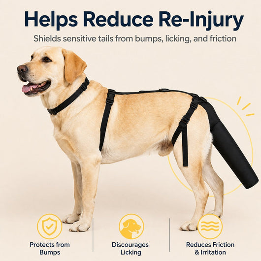 Komavic Adjustable Dog Tail Protector
