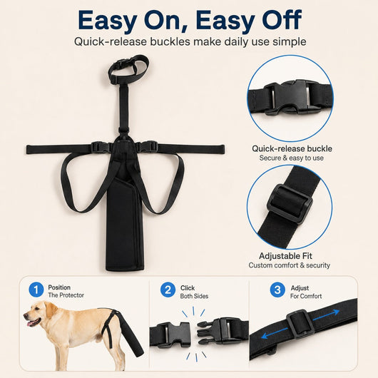 Komavic Adjustable Dog Tail Protector