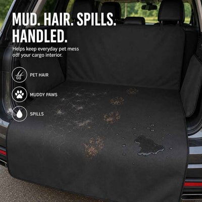 Paws in Awe SUV Cargo Liner for Dogs - Mud, Hair & Bumper Protection