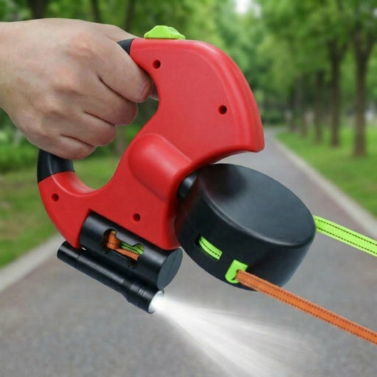 Komavic Tangle-Free Dual Retractable Dog Leash