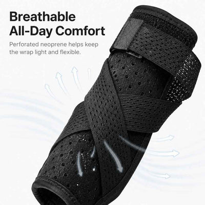 Paws in Awe Dog Leg Recovery Support Brace for Senior Dogs & Post-Surgery Wound Protection - Adjustable Front & Rear Leg Stabilizer