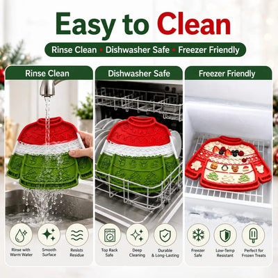 Komavic Christmas Sweater Pet Lick Mat for Dogs & Cats