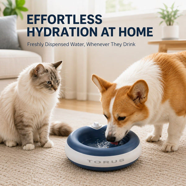 Komavic Cordless Self-Filling Pet Water Bowl