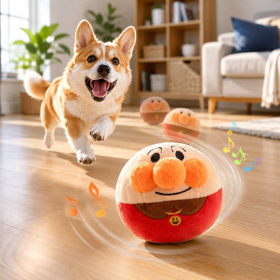 Interactive Electric Bouncing Plush Dog Toy