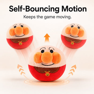 Interactive Electric Bouncing Plush Dog Toy