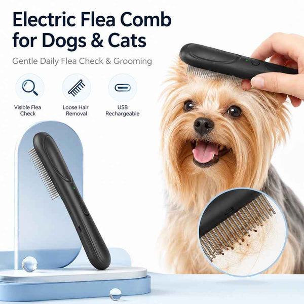Electric Flea Comb for Dogs & Cats