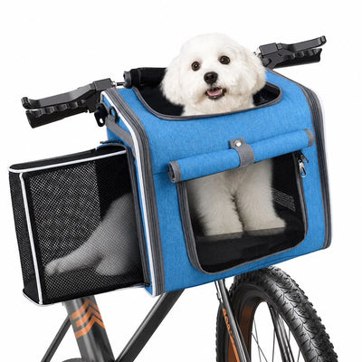 Expandable Bike Pet Carrier Backpack