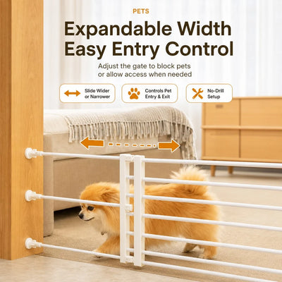 Komavic No-Drill Expandable Pet Gate