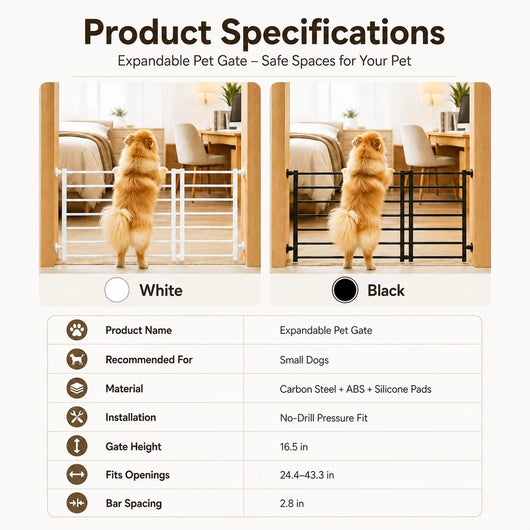 Komavic No-Drill Expandable Pet Gate