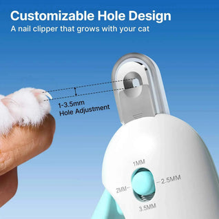 Cat Nail Clipper – Adjustable Safe Trimmer with Nail File