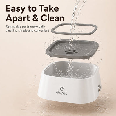 No Spill Floating Pet Water Bowl