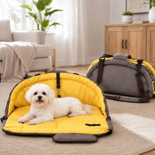 Komavic 2-in-1 Foldable Dog Travel Bed