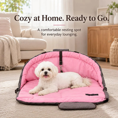 Komavic 2-in-1 Foldable Dog Travel Bed