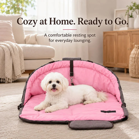 Komavic 2-in-1 Foldable Dog Travel Bed