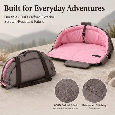Komavic 2-in-1 Foldable Dog Travel Bed
