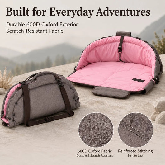 Komavic 2-in-1 Foldable Dog Travel Bed