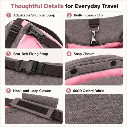 Komavic 2-in-1 Foldable Dog Travel Bed