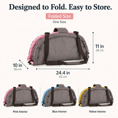 Komavic 2-in-1 Foldable Dog Travel Bed