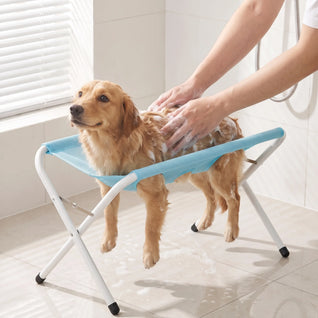 Komavic Foldable Pet Grooming Hammock Stand for Cats & Small Dogs