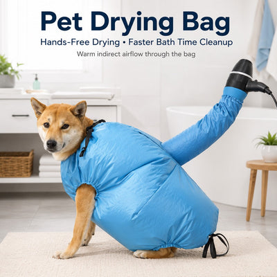 Hands-Free Dog Dryer Bag