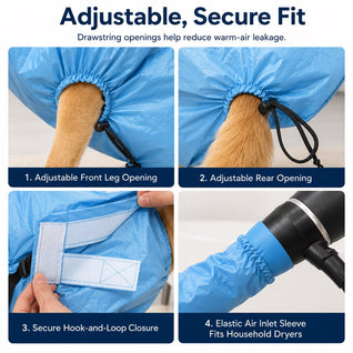 Komavic Hands-Free Dog Dryer Bag