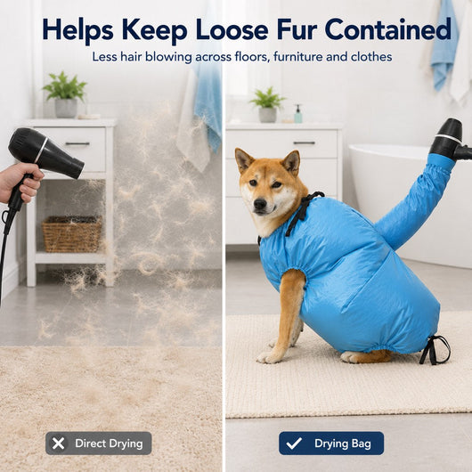 Hands-Free Dog Dryer Bag