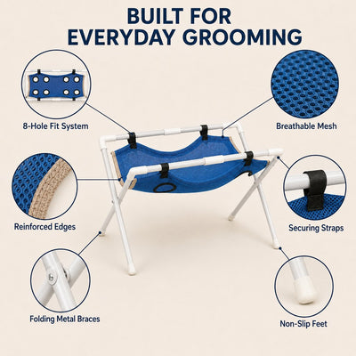 Komavic Pet Grooming Stand Hands-Free Nail Trimming