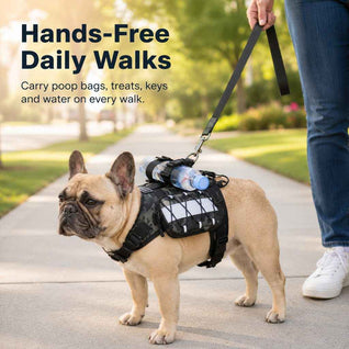 Komavic Dog Backpack Harness Tactical Hiking Pack
