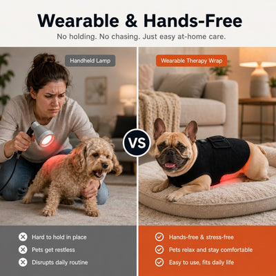 Komavic Dog Red Light Vest – Back Belly & Hip Care