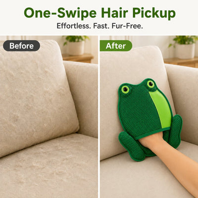 Froggy Pet Hair Removal Mitt for Cats & Dogs