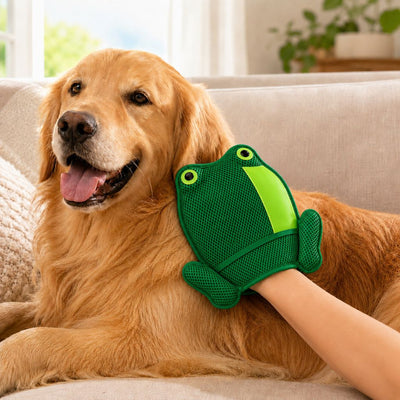 Froggy Pet Hair Removal Mitt for Cats & Dogs