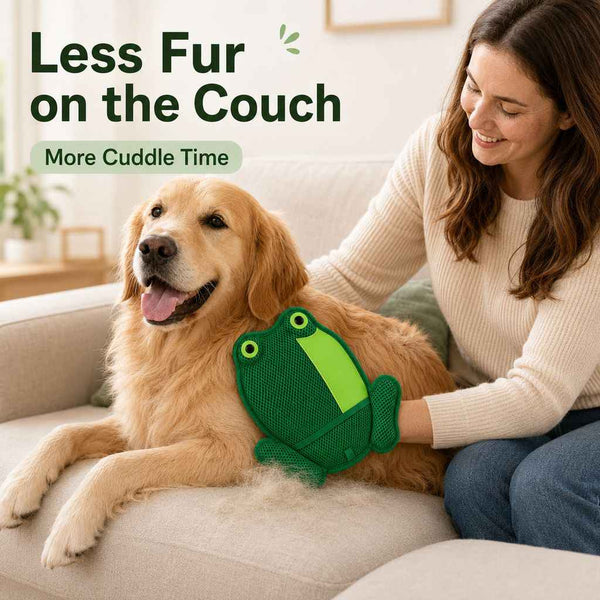 Froggy Pet Hair Removal Mitt for Cats & Dogs